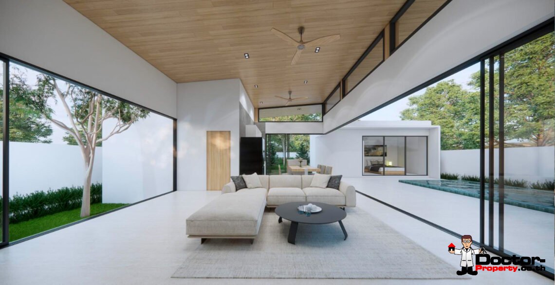 New Modern 3 Bedroom Pool Villa in Bang Por, Koh Samui – For Sale